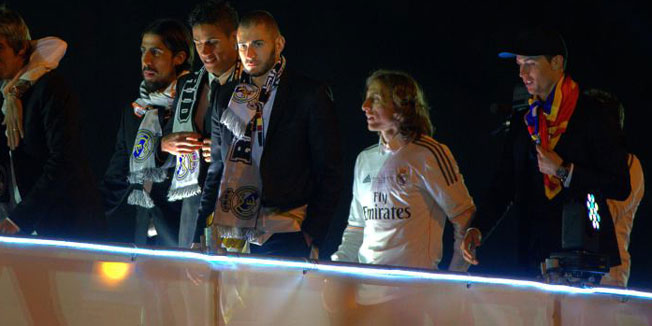 Real Madrid, 19. naslov Kup kralja., doček, Madrid, Luka Modrić