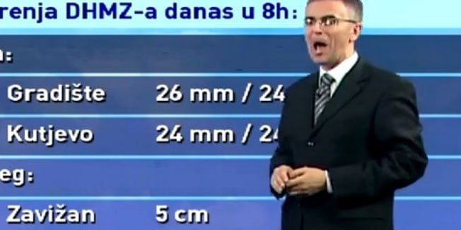 zoran vakula, Dnevnik HTV-a , vremenska prognoza