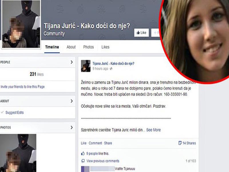 Tijana Jurić Facebook