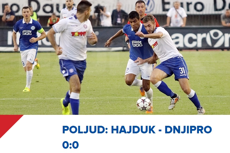 HNK Hajduk, Europska liga, HNK Rijeka
