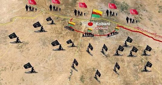 Kobani, ISIL, Ekstremisti iz ISIL-a, Turska