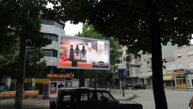 Mostar,  Billboard, projektant