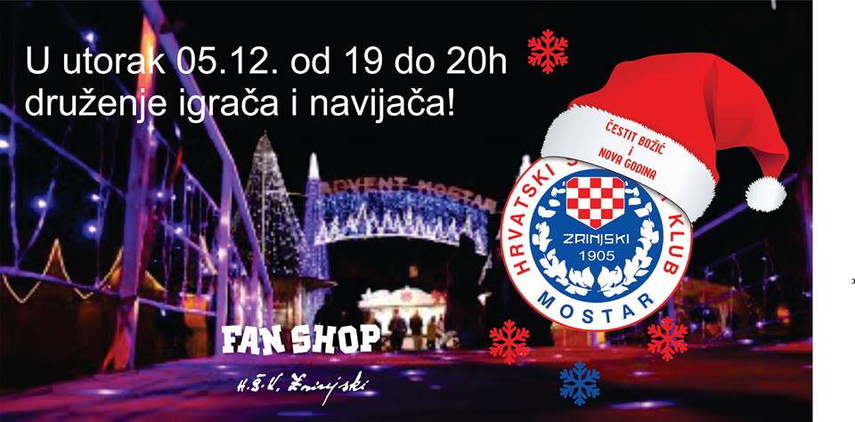 Stadion HŠK Zrinjski, advent, fan shop