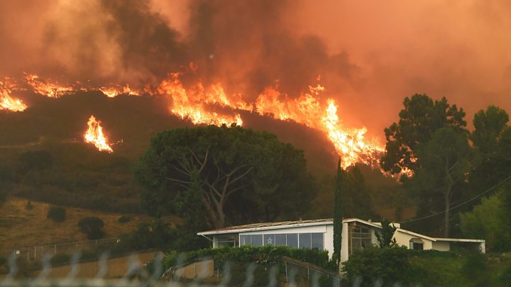 Bel Air, Los Angeles, požar
