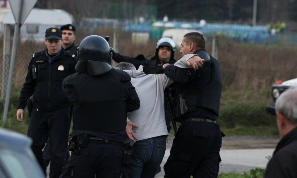 Torcida i policija uhićenje navijači