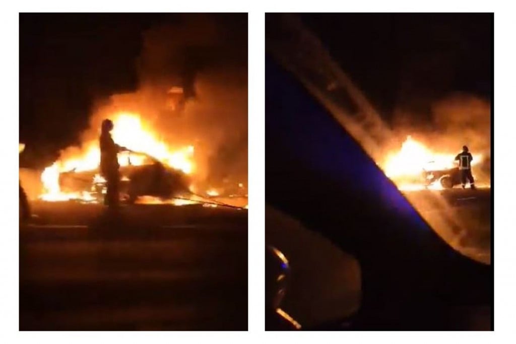 Zapaljen automobil Mostar Široki Brijeg