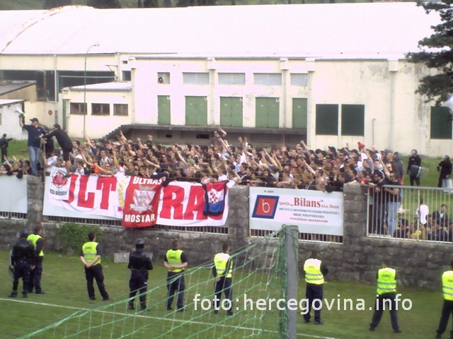 HŠK Zrinjski, Ultras Zrinjski Mostar, Ultras, Stadion HŠK Zrinjski, FK Velež, Ultras Zrinjski Mostar