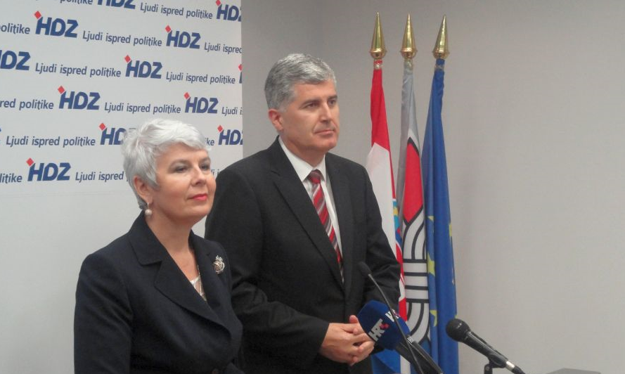 Dragan Čović, Jadranka Kosor, HDZ BiH