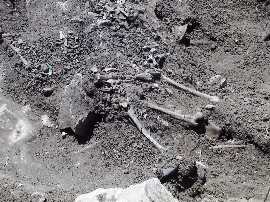 I noge su mu svezali