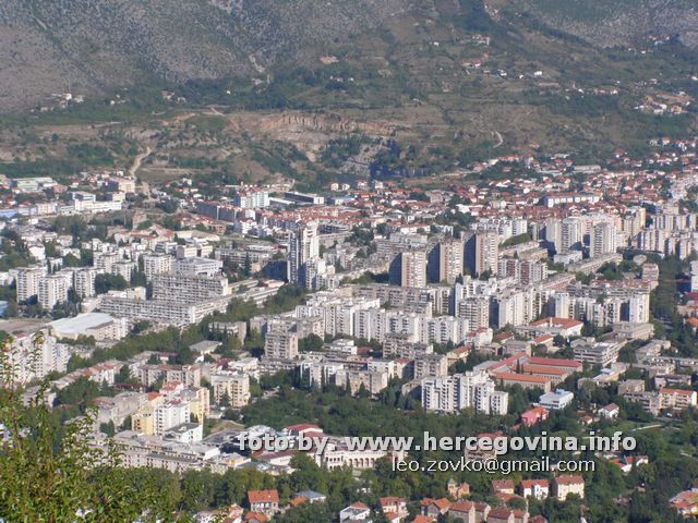 Panorama grada Mostara