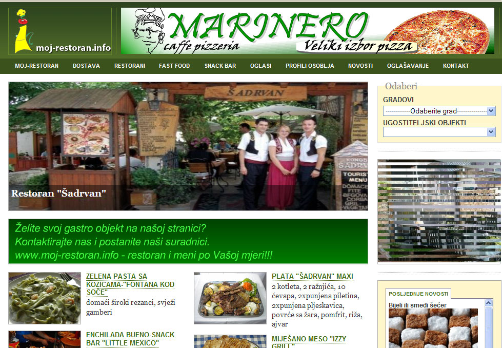 hrana, restoran, dostava