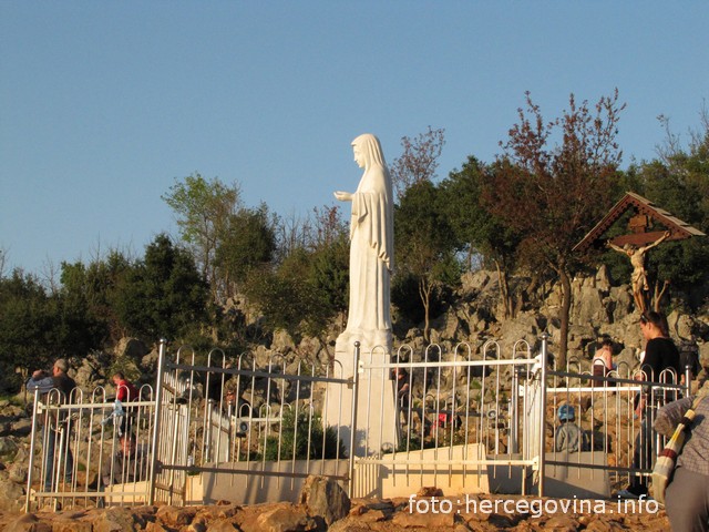 Brdo Ukazanja, Međugorje, Međugorje, vidjelica, Ivanka Ivanković-Elez, Gospa, Međugorje