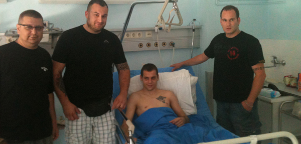 Torcidaši u posjeti Dragi Gabriću