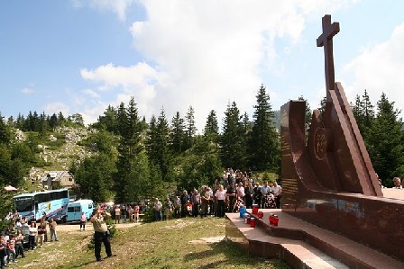 Livade kog Jablanice - spomenik poginulim Hrvatima iz općine Jablanica