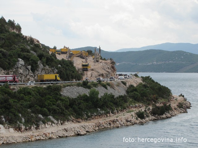 radovi na putu, jadran, Hrvatska