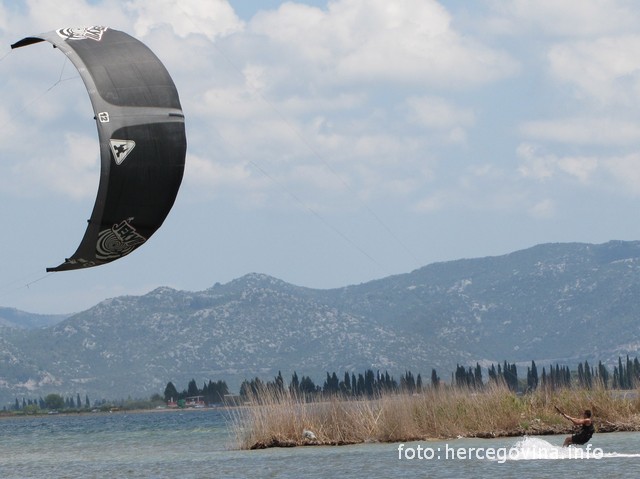 ušće neretve, Neretva, Kitesurfing