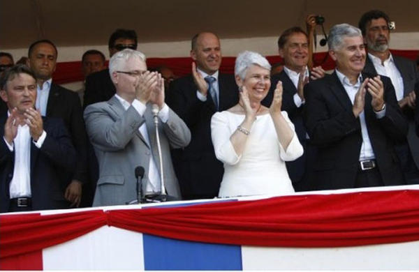 sinjska alka, Ivo Josipović, Jadranka Kosor, Dragan Čović, Željko Komšić