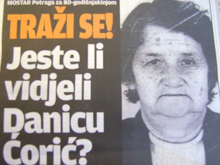 Danica Ćorić, crna kronika