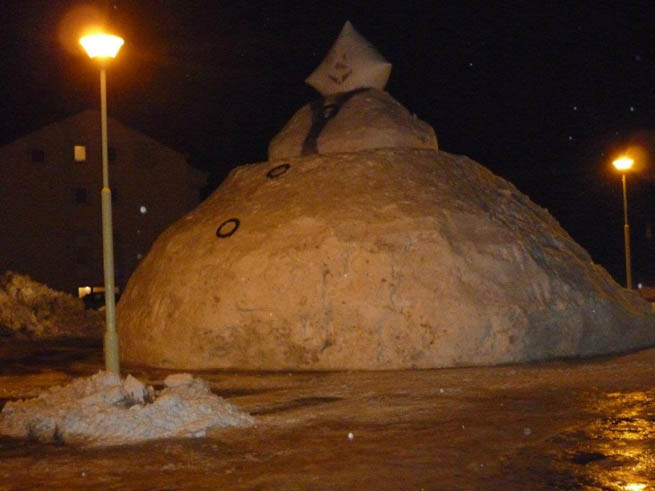 Tomislavgrad, snješko bjelić, rekord