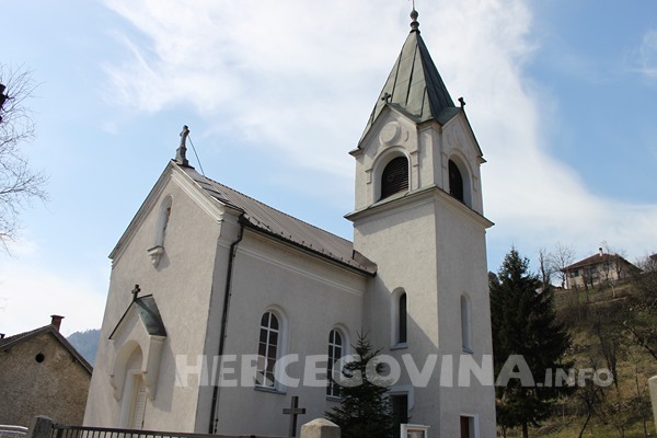 Jablanica, Osnutak župe, Decizijom Svete Stolice, U Drugom svjetskom ratu, Župa Bezgrješnoga začeća BDM - Jablanica., crkva u jablanici, povijest župe