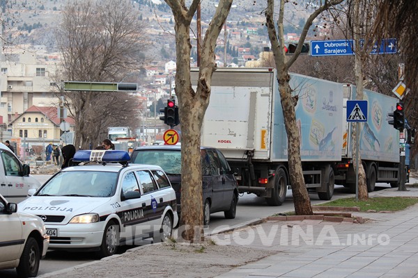Mostar, prometna nesreća, splitska ulica