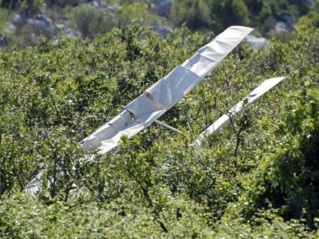 avion, pad aviona, komin