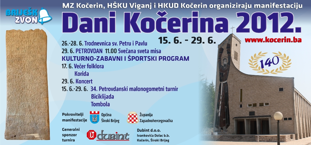 Dani Kočerina, Kočerin