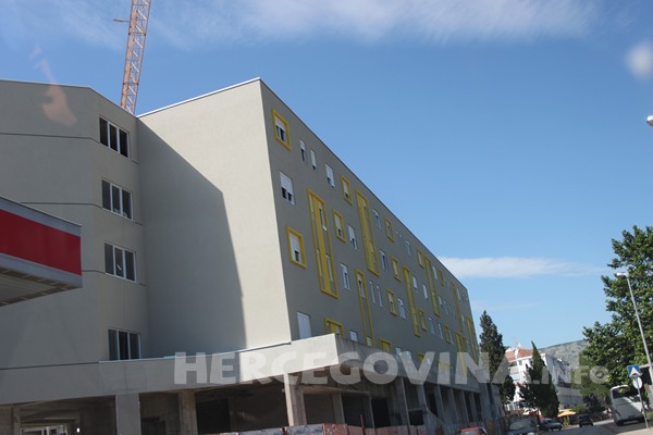 Mostar, studentski centar, izgradnja