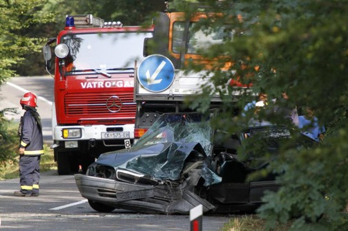 prometna nesreća, pogibija, Gospić