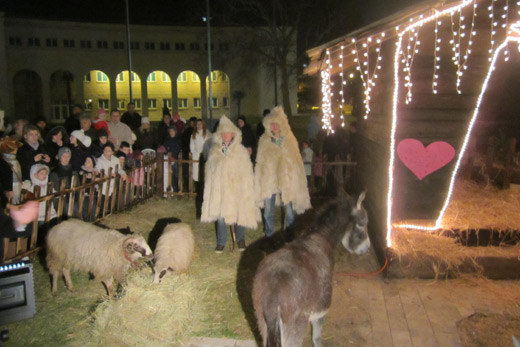 žive jaslice, franjevačka mladež
