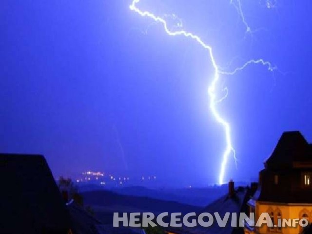 grom, Bileća, jezero, struja, Mostar, trafo stanica, Široki Brijeg, požar, nevrijeme