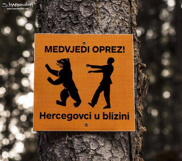 hercegovački vicevi, medo