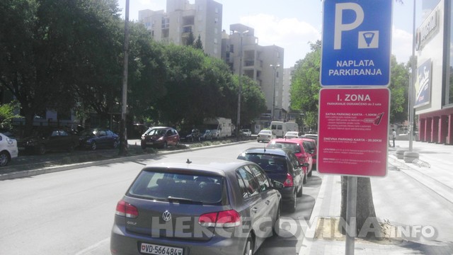 Mo parking, plaća, Mostar, parking, sms parking