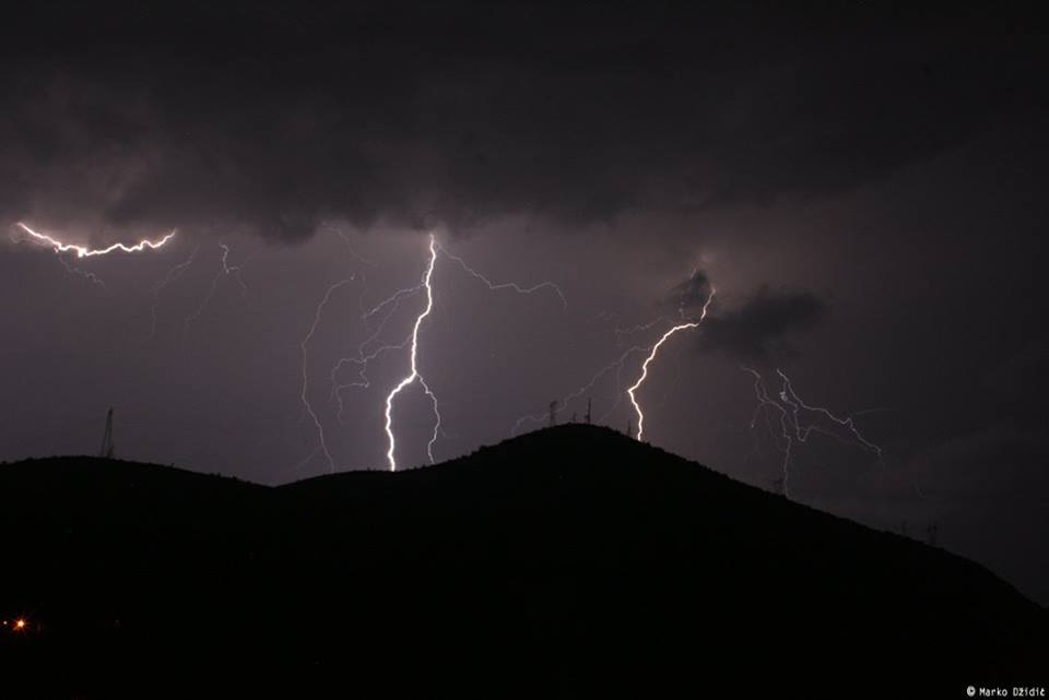 meteoalarm, žuto upozorenje, Trebinje, CJB Trebinje, Centar javne sigurnosti Trebinje, nevrijeme