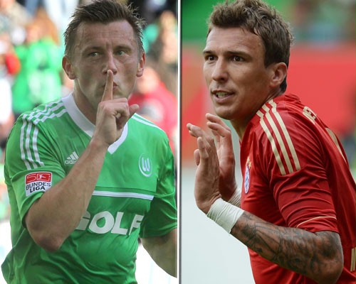 FC Bayern, wolsburg, Ivica Olić, Mario Mandžukić, Bundesliga, nogomet, Mario Mandžukić, Ivica Olić, nogomet, Ivica Olić, FC Bayern, Mario Mandžukić, Bundesliga, Ivica Olić, VfL Wolfsburg, FC Bayern, nogomet