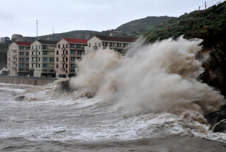 Kineske vlasti, tajfun Fitow, valovi, evakuacija