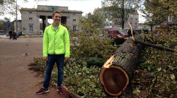 Amsterdam, Oluja Sv. Juda, drvo, umalo izgubio život, nevrijeme