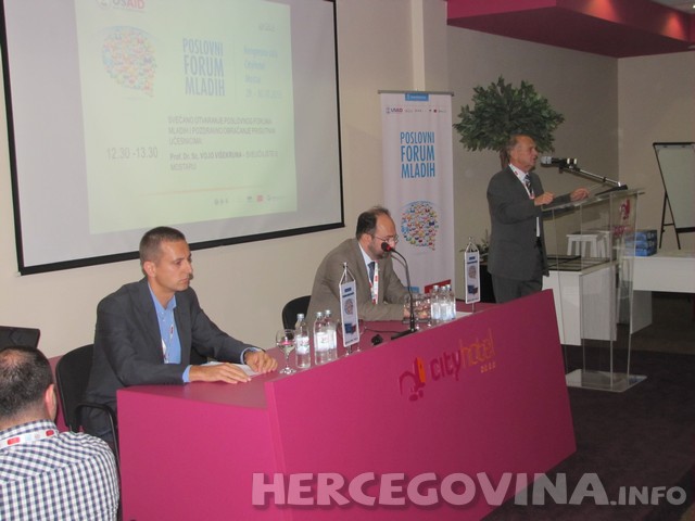 poslovni forum mladih, Sveučilište u Mostaru, Vedran Biokšić, Vedran Arapović, vojo višekruna