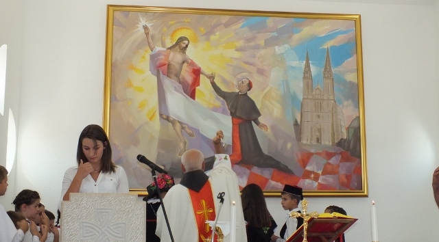 Gornji Proboj, Alojzije Stepinac, proglašen blaženim, fra Željko Grubišić, kamenoklesar Ivan Luburić Ković, župnik Vitine