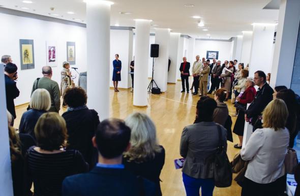 Ljubo Lah, Ggalerija Aluminij, Izložba slika