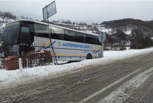 autoprevoz, autobus, snijeg