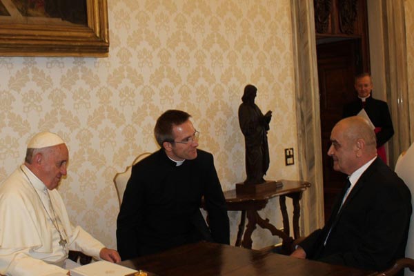Papa Franjo, Vjekoslav Bevanda, susret, BIH