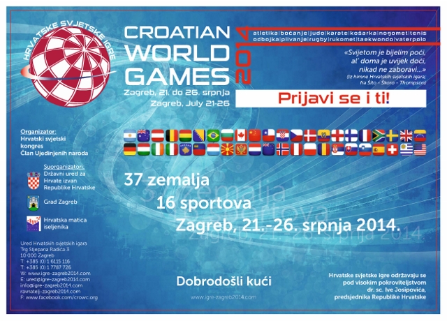 HR Mladež, Croolimpijada, Promoviranje Igara, Nizozemska, Ivana Banfić, Veleposlanstvo Republike Hrvatske u Den Hagu, Vesela Mrđen Korać, Hrvatske svjetske igre, Hrvatski svjetski kongres (HSK), Josip Leko, predsjednik Hrvatskog sabora