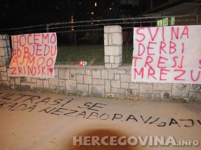 Damir Kljajo Ćalta, HŠK Zrinjski, derbi, parole