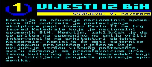 bht, Papa Ivan Pavao II, provokacija