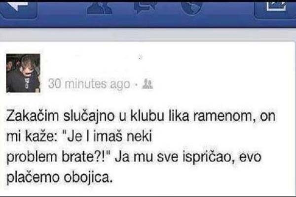Facebook, poruka