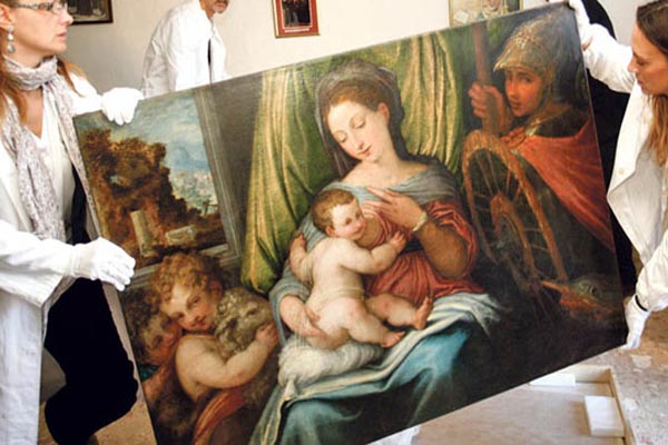 Nadan Vidošević, slika bogorodice