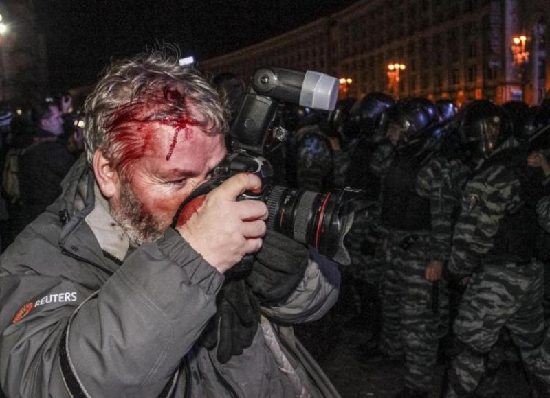 Reutersov fotograf, ukrajina, Gleb Garanich, Viktor Janukovič, Kijev, OESS