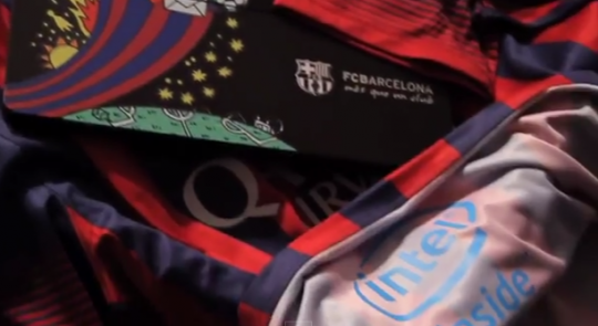 FC Barcelona, Intel, sponzor, unaprjeđivanje treninga