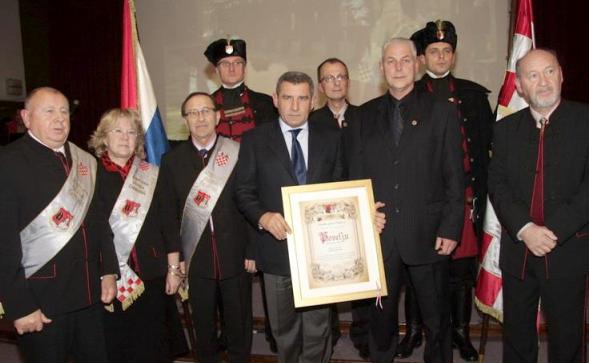 Ante Gotovina, Predsjednik Zrinske garde, počasnim članom Zrinske garde, Čakovec, Međimurje